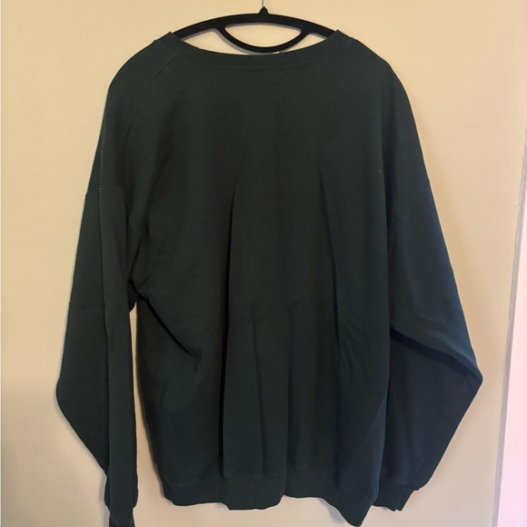 Green Embroidered Crewneck Sweatshirt- Size XL - Picture 3 of 3